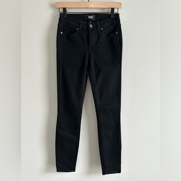 Paige Verdugo Ankle Black Jeans - Picture 1 of 12